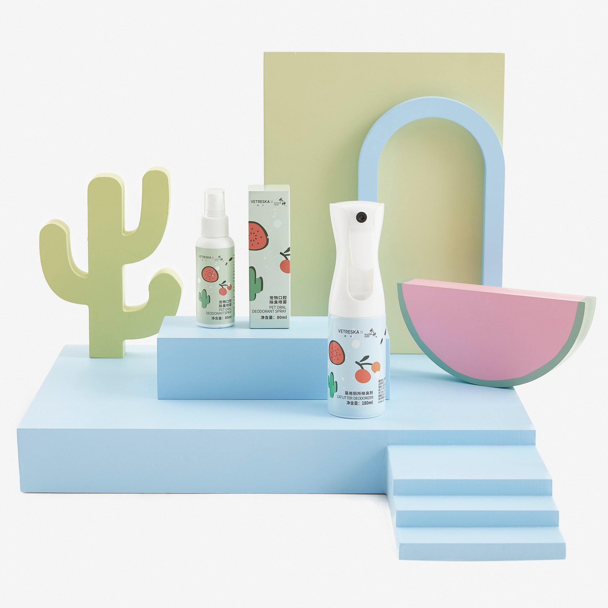 Vetreska X Water God Cat Litter Deodorate Spray 旺旺水神除臭喷雾